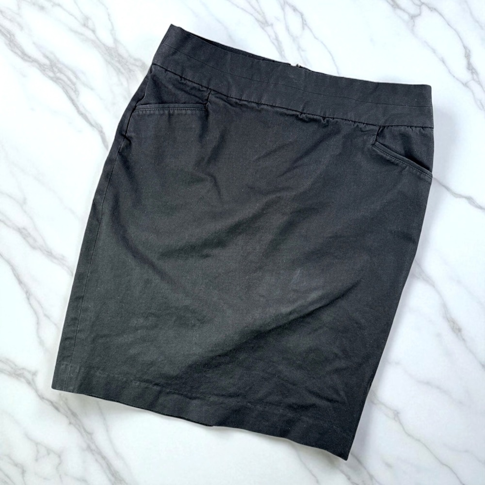 Banana Republic Black Pencil Skirt Women 6 Career Office Work Resort Travel‎
